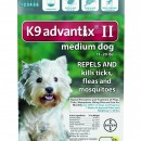 K-9 Advantix  II  11-20  teal    12 packs